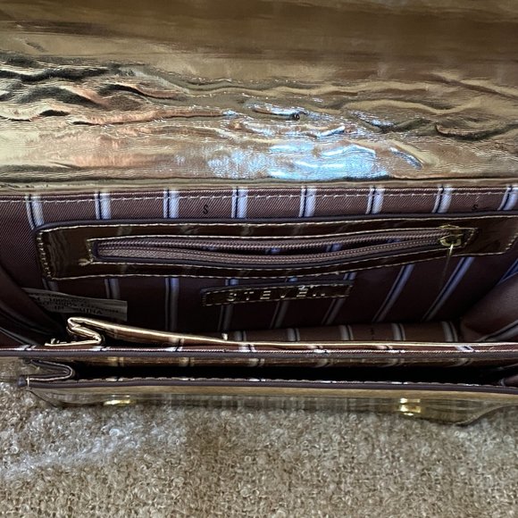 Steven by Steve Madden Light Gold Chrome Crossbody Bag - Picture 7 of 10